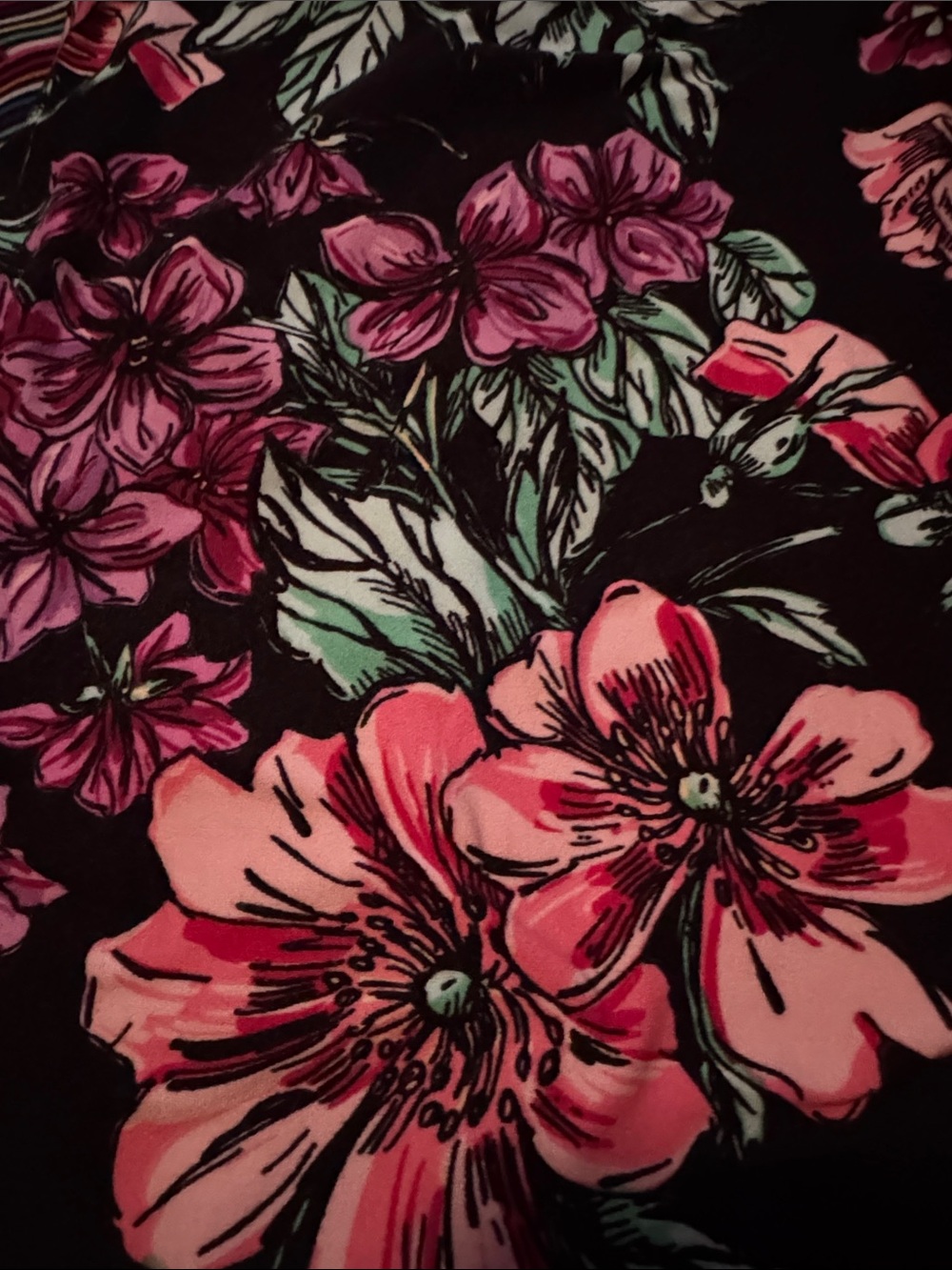 3 pair Lularoe Floral & Patterned Women's leggings TC2 - Picture 3 of 4